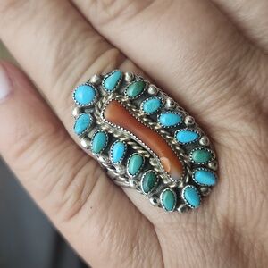 Native american ring size 8 vintage